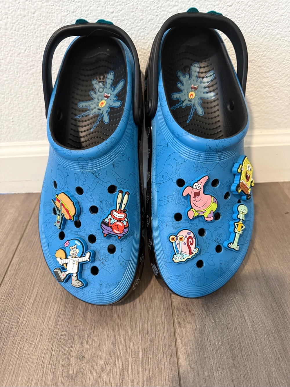Men’s SpongeBob Square Pants Plankton Crocs Size 11